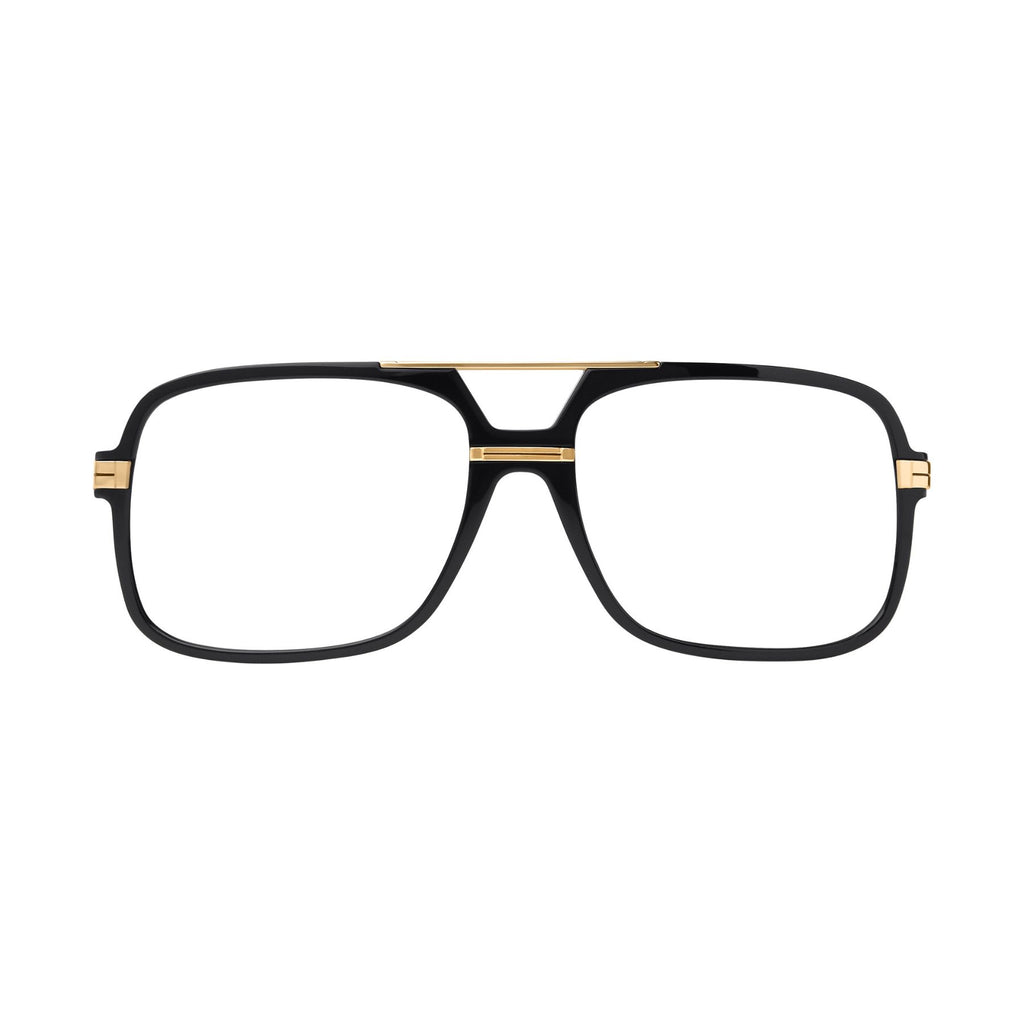 6026 Cazal glasses-Black-Gold-front